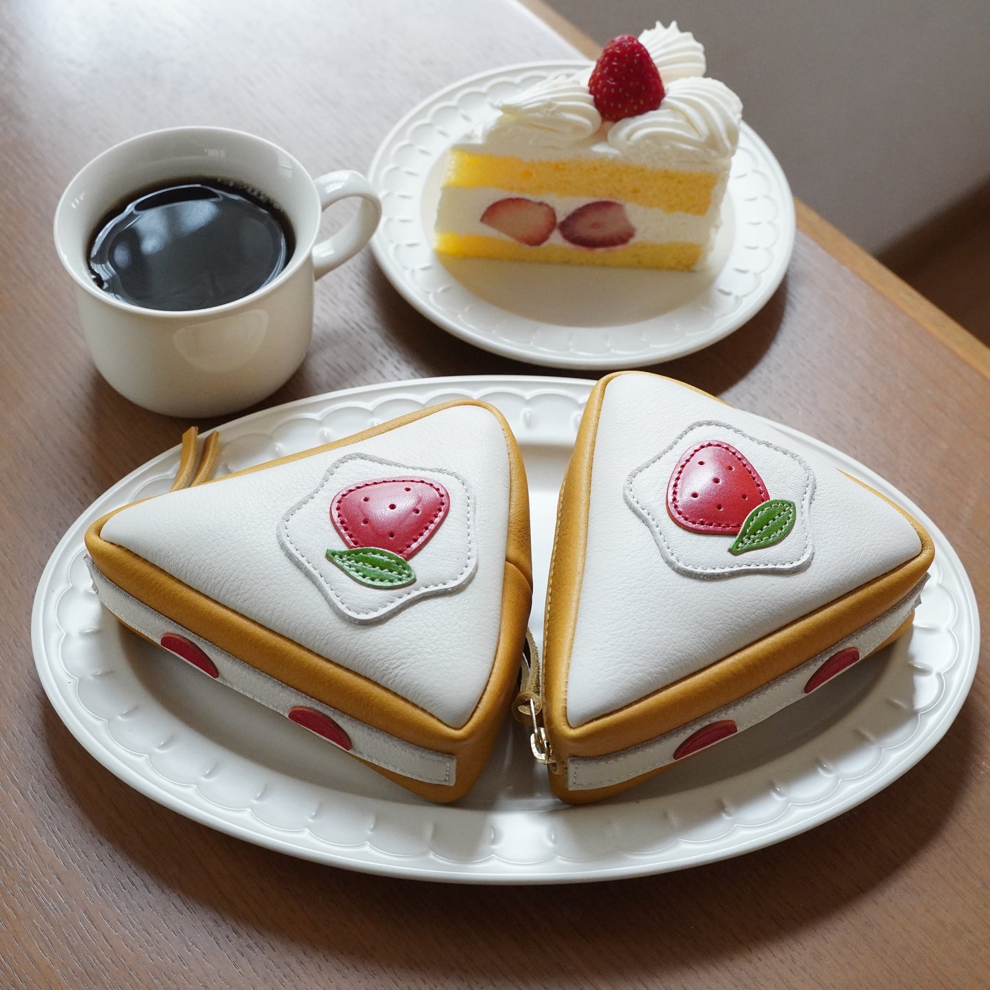 苺ショートケーキ2ミニポーチ